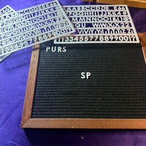 📌Felt Letter Board With Letters 13.5 x 11' for Christmas - Birthday etc wishes